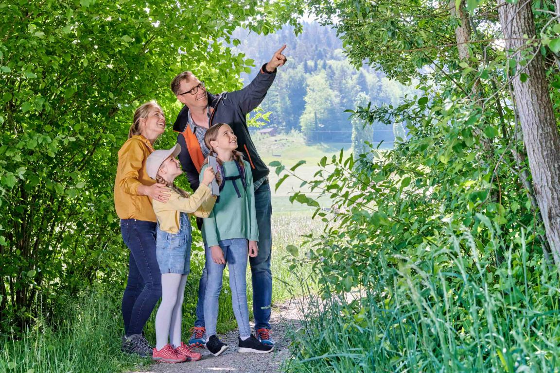 Familie in der Natur